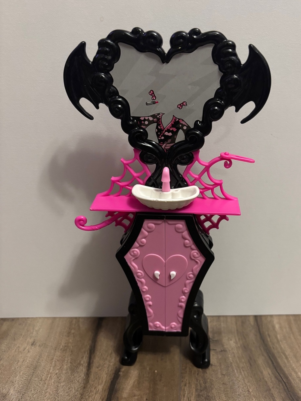 Monster high Draculaura Powder Room Vanity - Incomplete - Parts